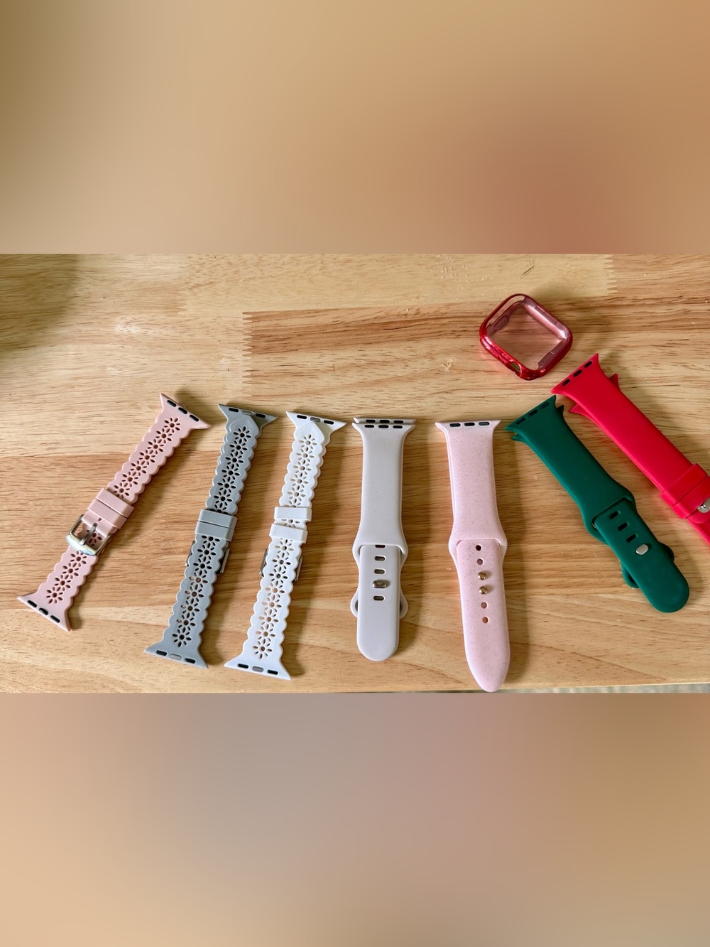 Silicone Apple Watch Bands!! Seven bands, seven cute looks!!! Fits 38-41m
